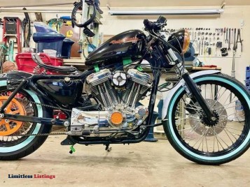 1996 Harley Sportster Bobber Project One Of A Kind (Bloomington MN)